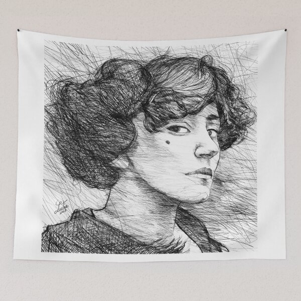 Item preview, COLETTE pencil portrait designed and sold by lautir.