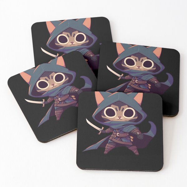 Aperçu de l'œuvre Chat Rogue Fantasy RPG Mignon Kawaii Anime Japon créée et vendue par Daytone.