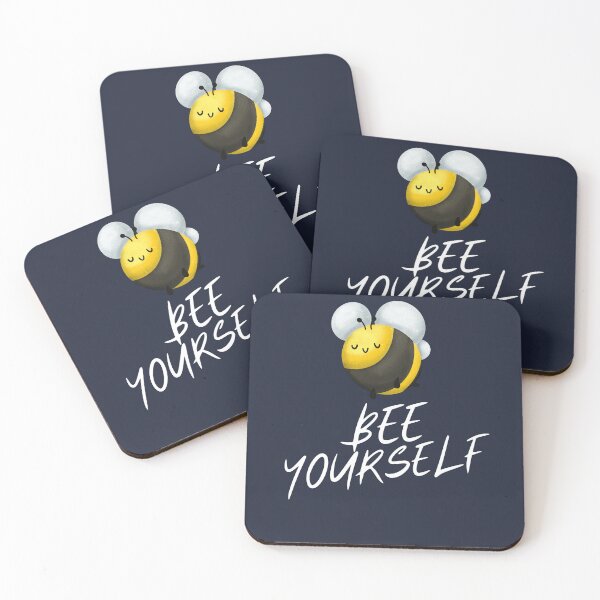 Item preview, Bee yourself - white text designed and sold by Bluecat93.