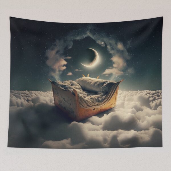 Item preview, Concept Art-A Peaceful Night designed and sold by letsgetinspired.