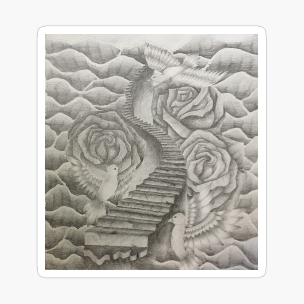 Stairway To Heaven Spiral Notebook By Kimdans Redbubble