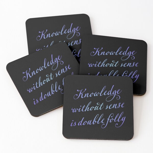 Item preview, Knowledge without sense is double folly. v.2 designed and sold by x1brett.