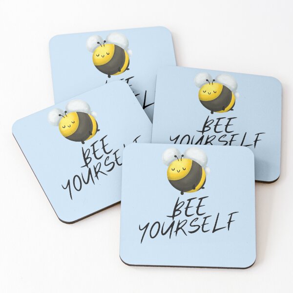 Item preview, Bee yourself - black text designed and sold by Bluecat93.