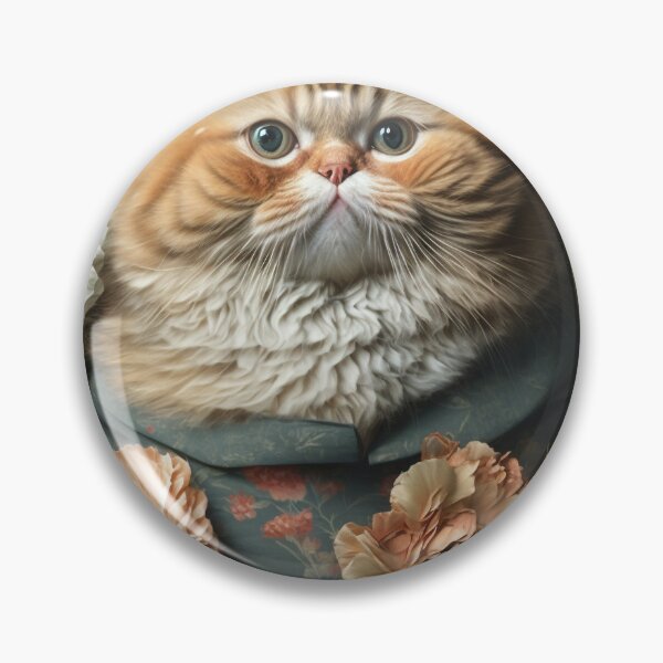 Item preview,   Lovely cat (Kittten ) vintage flowers portrait frame 3 designed and sold by jetaiart.