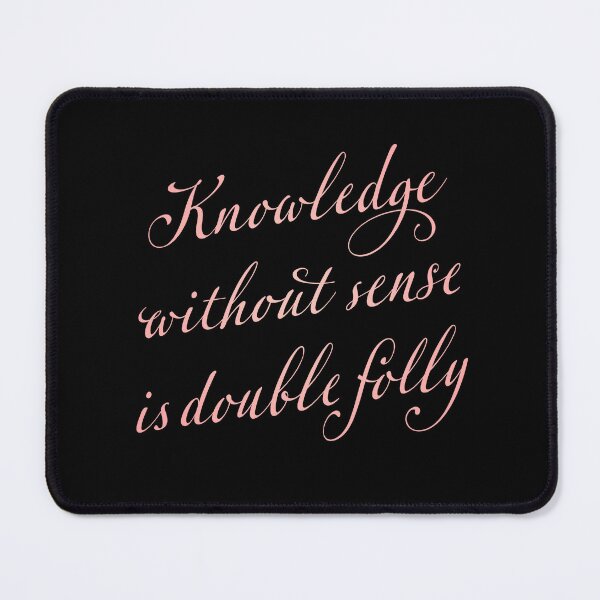 Item preview, Knowledge without sense is double folly. v.3 designed and sold by x1brett.