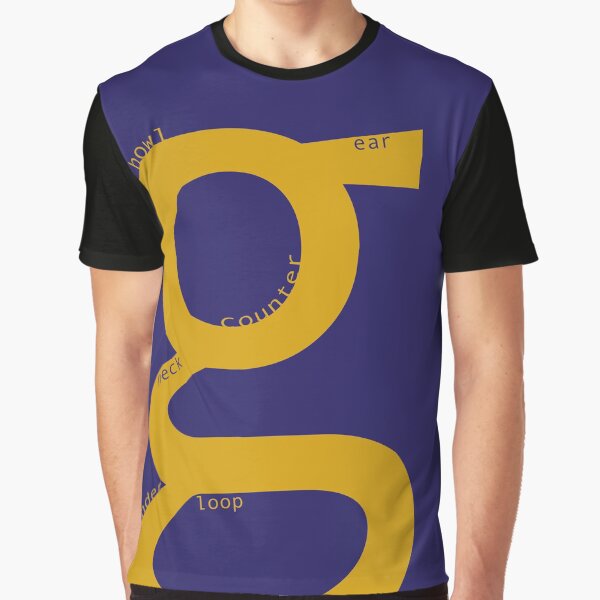 the typography of G Graphic T-Shirt