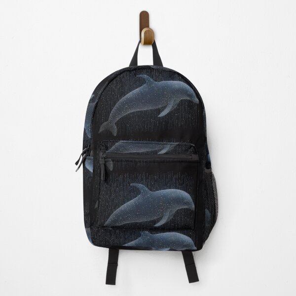 Item preview, ASCII Dolphin swimming through code, Generated by AI designed and sold by dragonwolfpack.