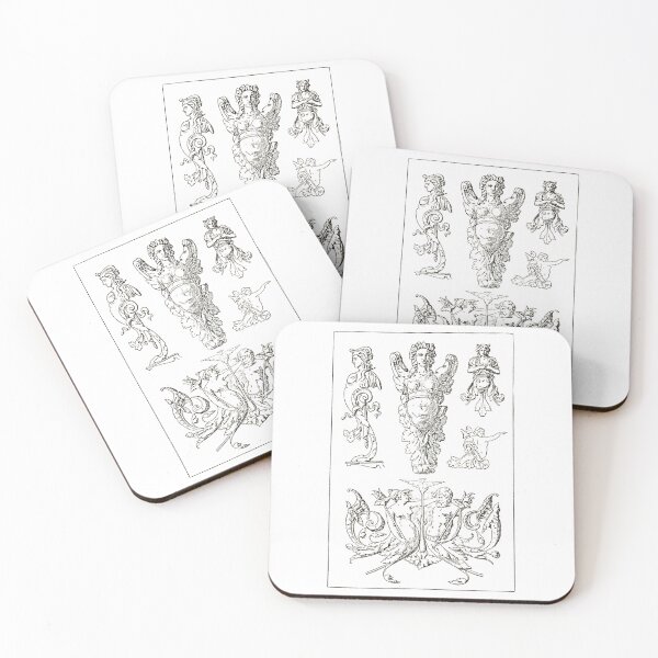 Item preview, half-figures with phytoiconographycal plant motives  designed and sold by everydaybotany.