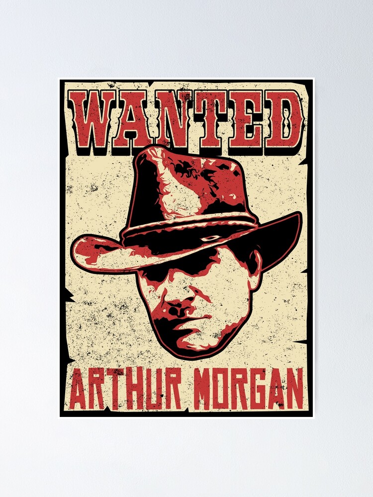 Red Dead Redemption Arthur Morgan Wild West Cowboy Poster 