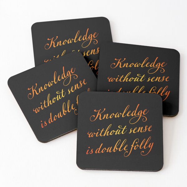 Item preview, Knowledge without sense is double folly. v.4 designed and sold by x1brett.