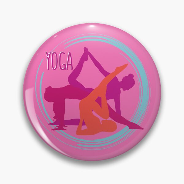 Item preview, Pink Yoga Pose Zen Lifestyle Pattern designed and sold by SoccaTamam.