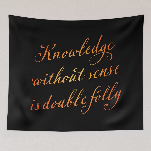 Item preview, Knowledge without sense is double folly. v.4 designed and sold by x1brett.