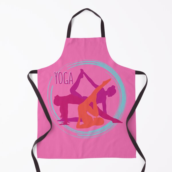 Item preview, Pink Yoga Pose Zen Lifestyle Pattern designed and sold by SoccaTamam.