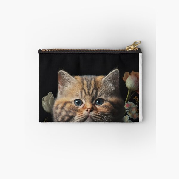Item preview, Lovely cat (Kittten ) vintage flowers portrait frame 5 designed and sold by jetaiart.