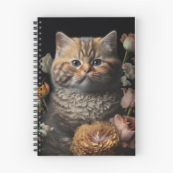 Item preview, Lovely cat (Kittten ) vintage flowers portrait frame 5 designed and sold by jetaiart.