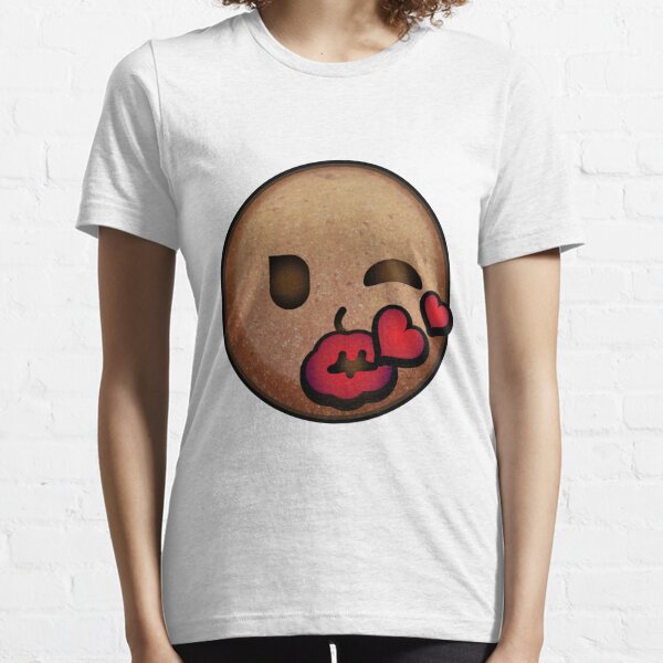 Blow a Kiss Gingerbread Man Emoji  Essential T-Shirt