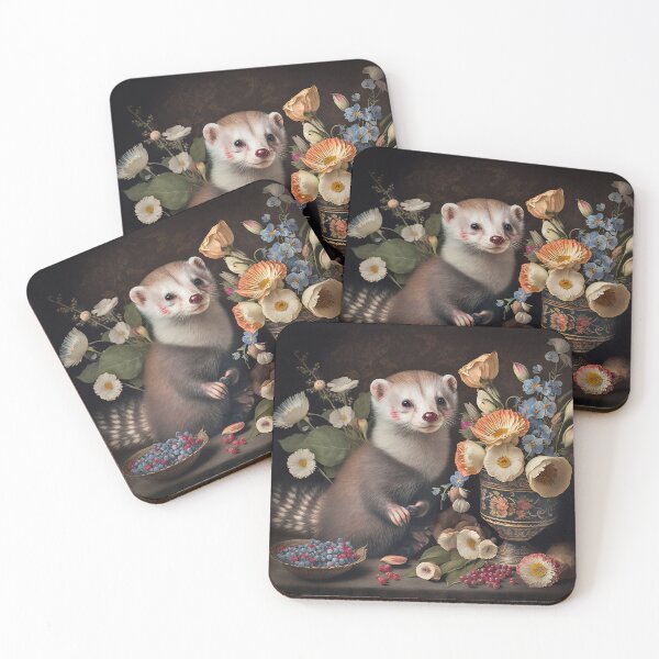 Item preview, Ferret's Fruitful Afternoon designed and sold by SweetbriarTales.
