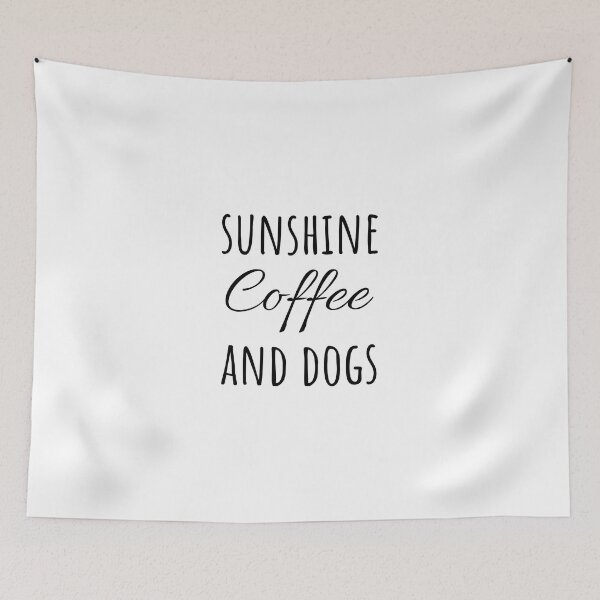 Item preview, Dog & coffee Decor, Dog Mom and Dad Gift designed and sold by Minimalist Quotes and Sayings.