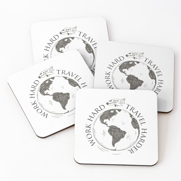 Item preview, Work Hard Travel Harder designed and sold by Djalane.