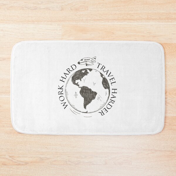 Item preview, Work Hard Travel Harder designed and sold by Djalane.