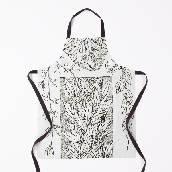 Item preview, laurel, bay and olive as phytoiconographycal plant motives designed and sold by everydaybotany.