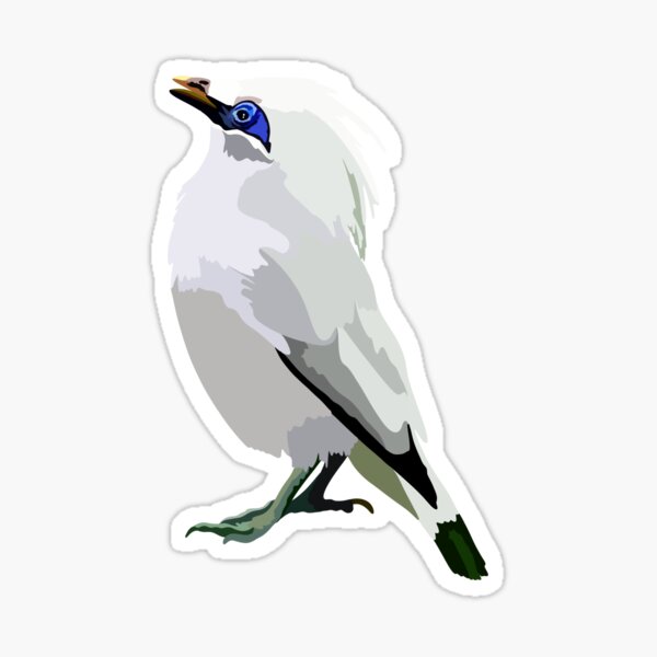 Item preview, B is for Bali Starling  designed and sold by thezoogirl.