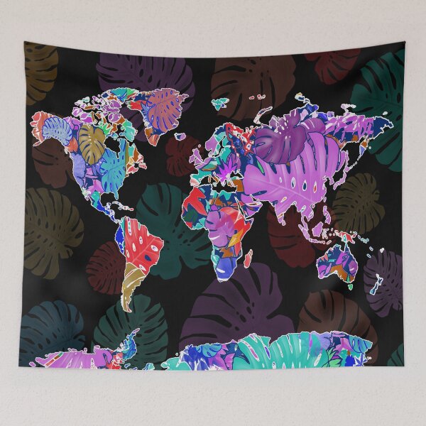 Item preview, world map designed and sold by BekimART.