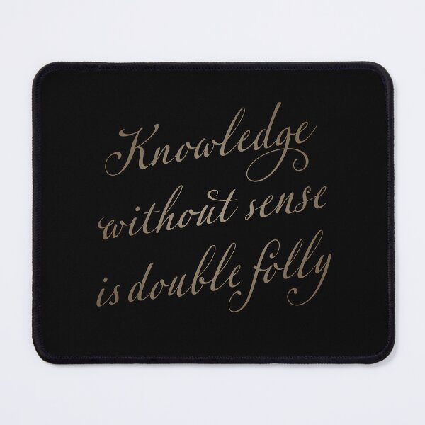 Item preview, Knowledge without sense is double folly. v.7 designed and sold by x1brett.