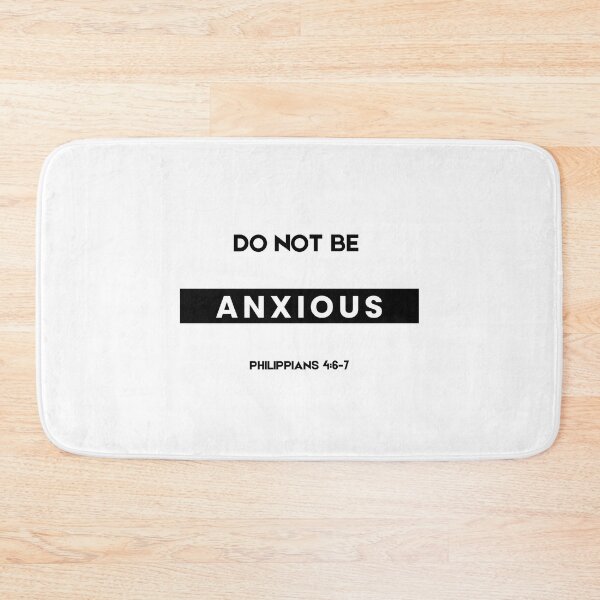 Item preview, Dont be Anxious Philippians Bible Verse Philippians V7 designed and sold by Family Journey with God.