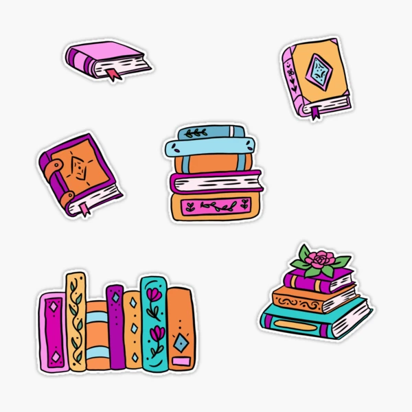 Book Nerd Stickers for Sale  Tumblr stickers, Scrapbook stickers