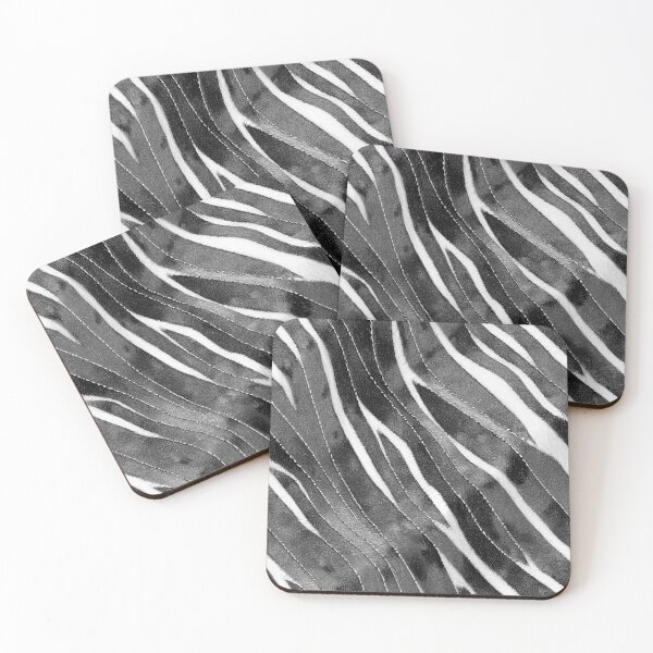 Item preview, Patchwork wave cowhide grey designed and sold by Tim-Ries.