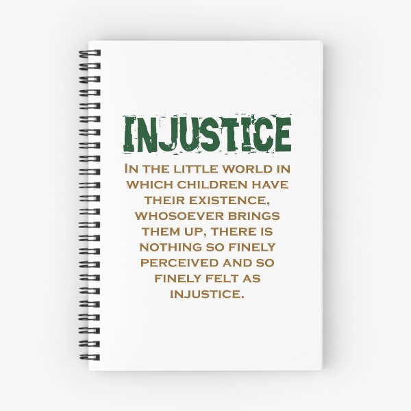 Item preview, In The Little World - Injustice Quote designed and sold by CrankyOldDude.