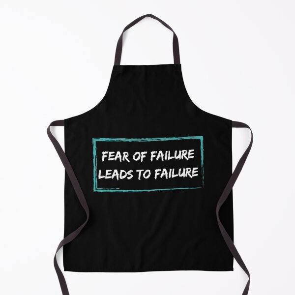 Item preview, Fear Of Failure Leads To Failure. Atychiphobia Quote designed and sold by Rebel-Design.