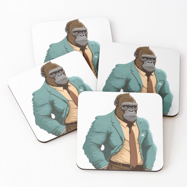Item preview, Dapper Gorilla - Cartoon designed and sold by AgitProPrints.