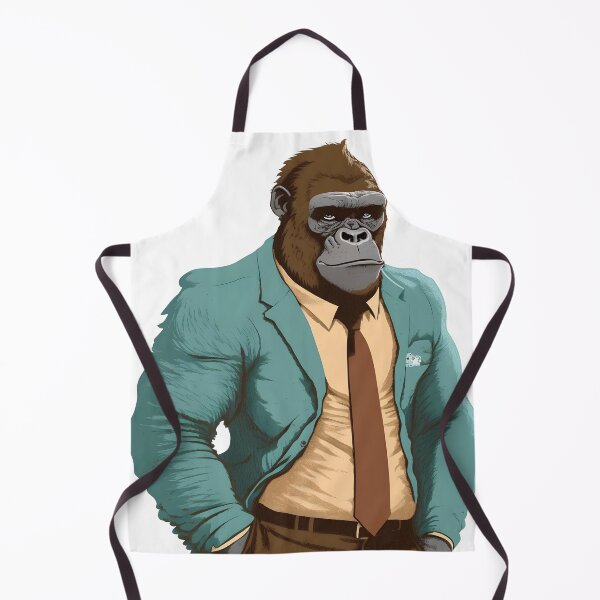 Item preview, Dapper Gorilla - Cartoon designed and sold by AgitProPrints.
