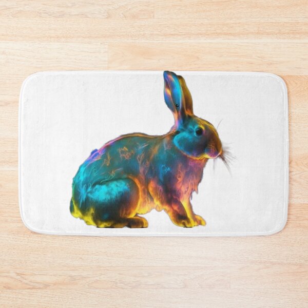 Item preview, Colourful and Beautiful Rabbit - ART designed and sold by GloriousArtSKD.