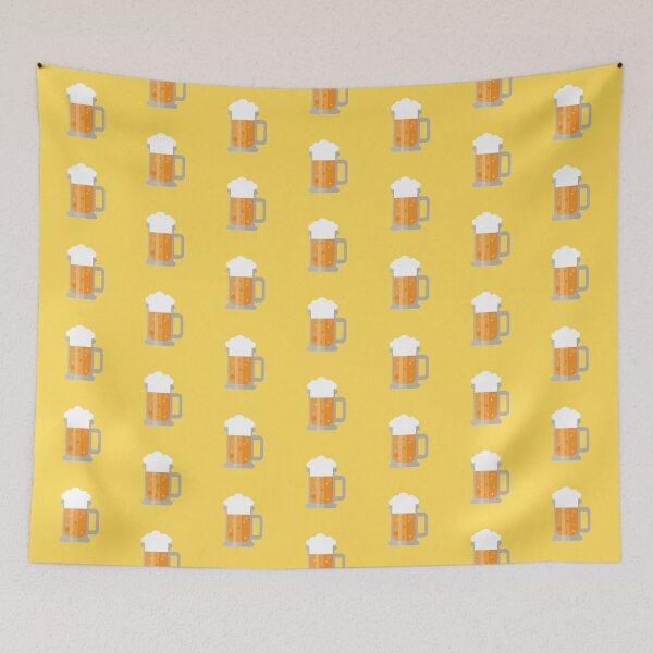 Item preview, Cheers to Fun: A Cute and Refreshing Beer in a Glass Illustration designed and sold by Graciaisgrace.