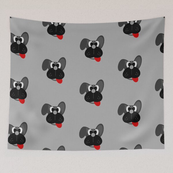 Artikelvorschau, Cute Cartoon Dog Emoji for Dog Lovers  entworfen und verkauft von PrintPress.