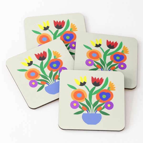 Item preview, Fiori Riso nº 10 - Colorful Flowers risoprint designed and sold by Futuristicas.