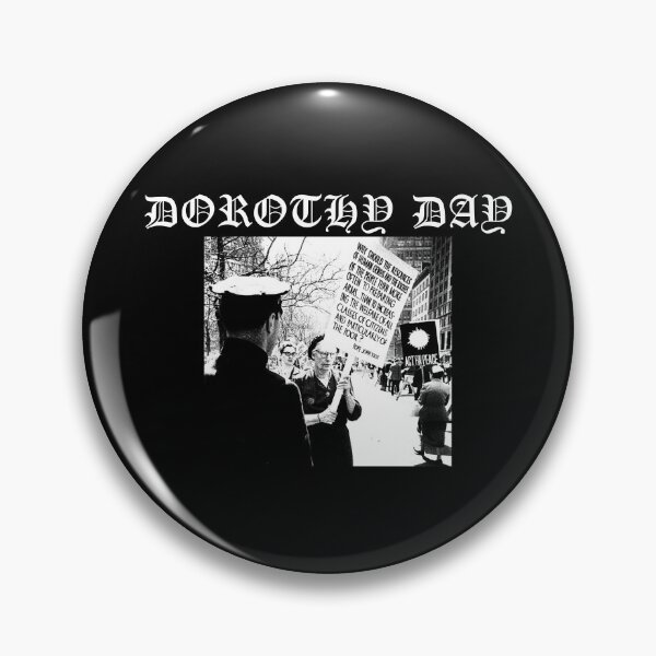 Item preview, Dorothy Day Catholic Worker Peace Protest Metal Hardcore Punk Gothic designed and sold by thecamphillips.
