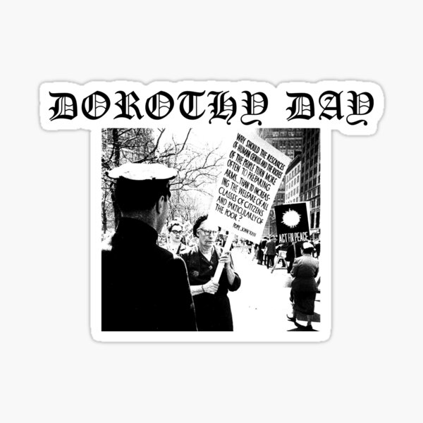Artikel-Vorschau von Dorothy Day Katholische Arbeiterin Friedensprotest Metal Hardcore Punk Gothic, designt und verkauft von thecamphillips.