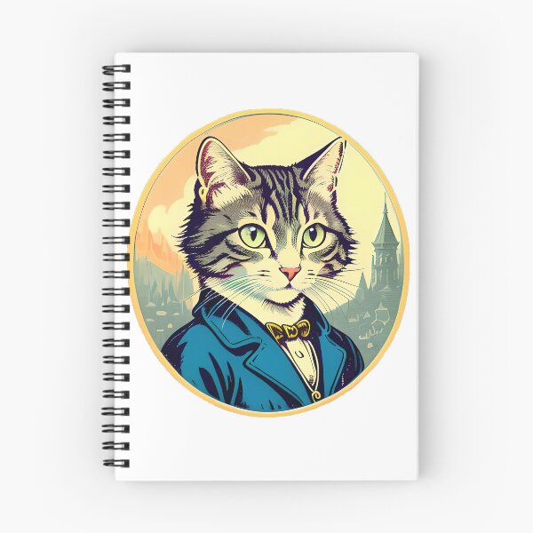 Item preview, Cute Funny Dressed Cat In a Vintage Jacket designed and sold by BeyondHumanArt.