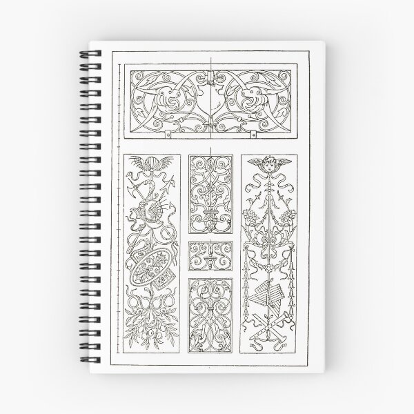 Item preview, oblong panel with phytoiconographycal plant motives  designed and sold by everydaybotany.