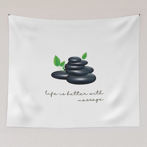 Item preview, life is better with massage designed and sold by DoraHappy.