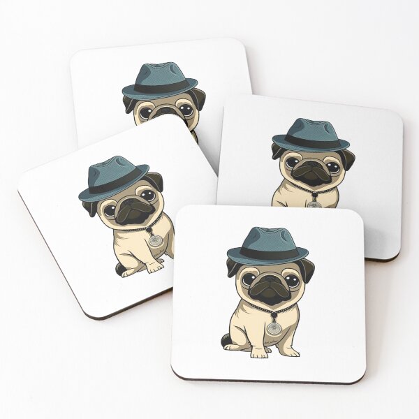 Item preview, Pug In Fedora designed and sold by DeltaV-Art.