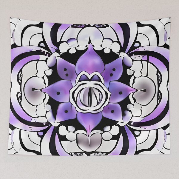 Item preview, Purple Flower 3 designed and sold by SpaceShaman.