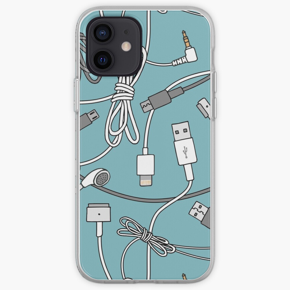"Chargers and cables" iPhone Case & Cover by franzi Redbubble