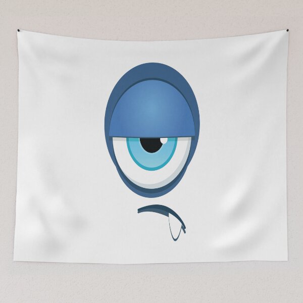 Item preview, One Eyed Blue Monster Cute Monsters Sleeping designed and sold by ProjectX23.