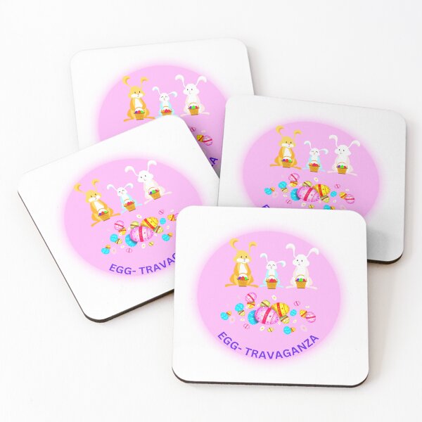 Item preview, Egg-stravaganza Easter Bunnies Going on a Egg Hunt designed and sold by HanaiPrint.
