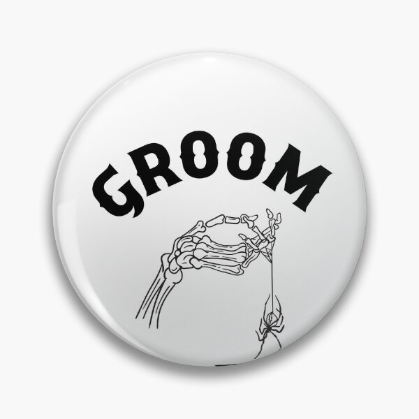 Item preview, Gothic Wedding Groom Or Die Spider Design for Bachelor Party designed and sold by mysticblvd.